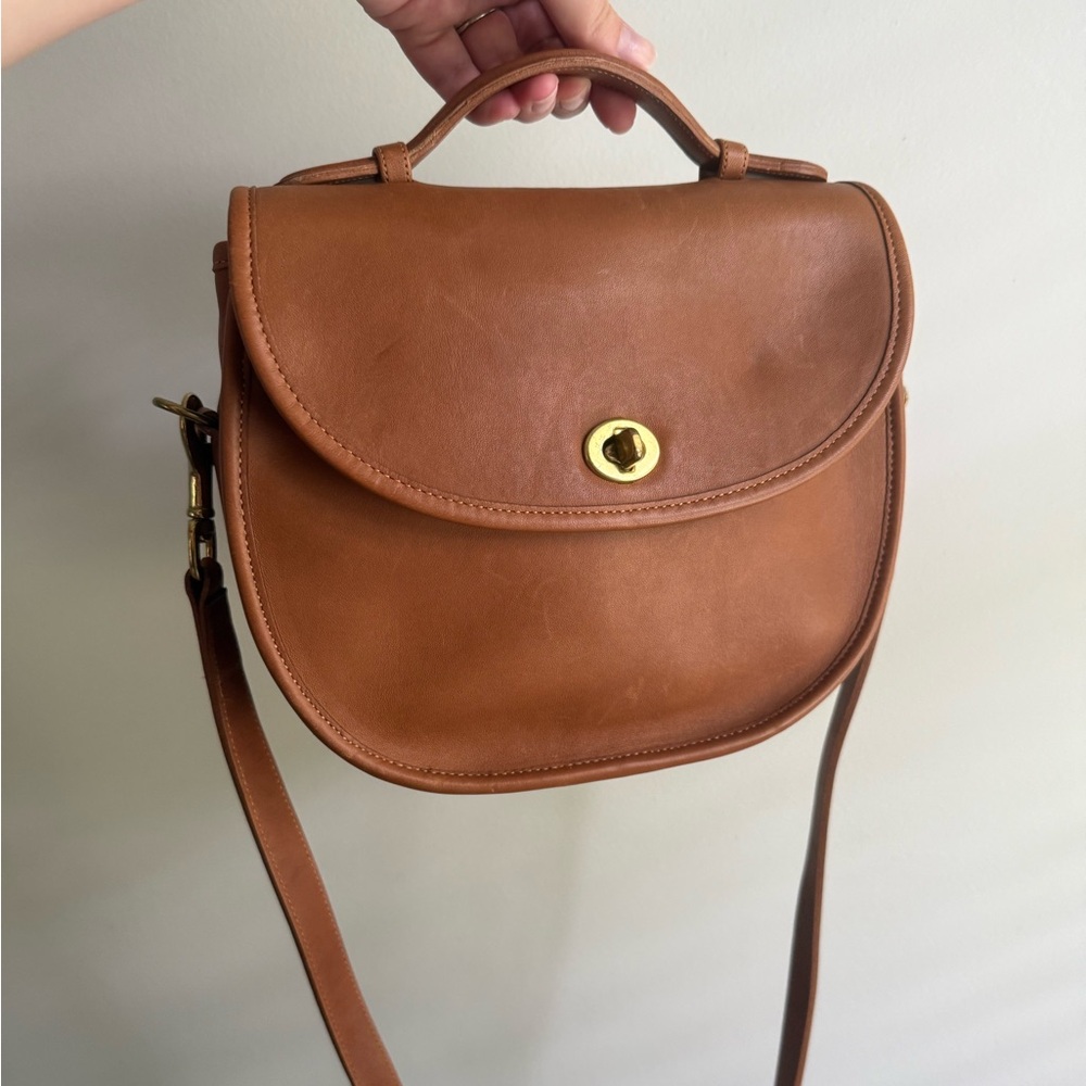 Vintage Coach small plaza bag